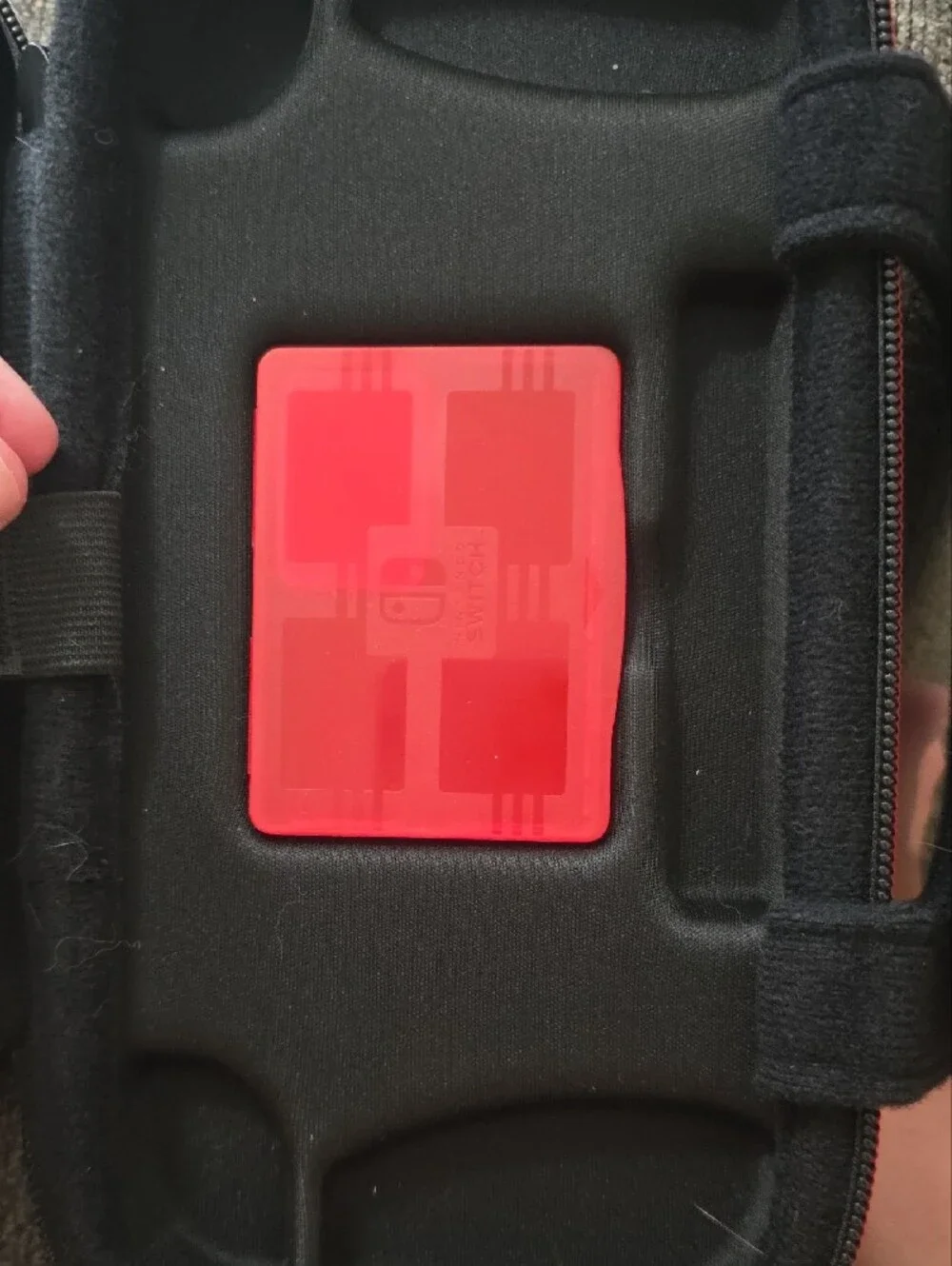 Nintendo Gray Travel Case with Red Logo Patch